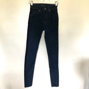 Levi’s Made & Crafted 721 Paneled High Rise Skinny Jeans 24/32